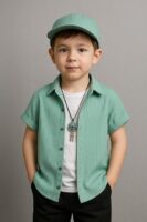 Kids' Long Sleeve Knit Tee