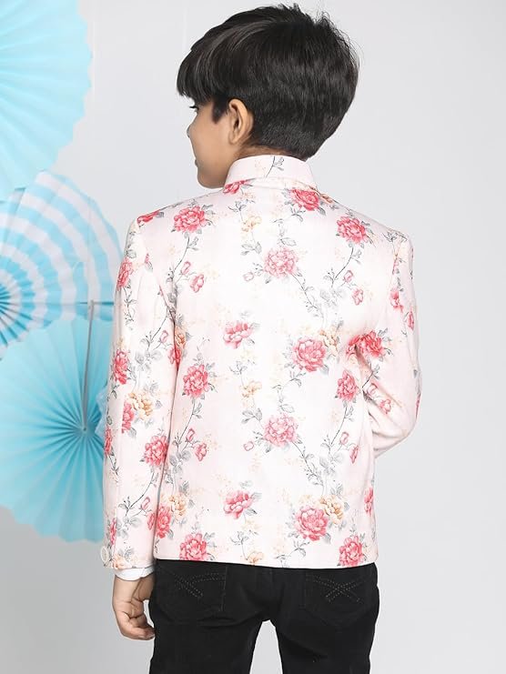 VASTRAMAY Boys' Printed Jodhpuri