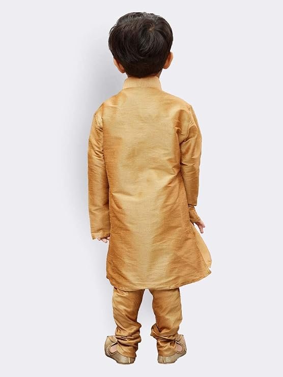 AJ DEZINES Boys Ethnic Kurta Pajama Set | Cotton Full Sleeve Chikankari Kurta with Sequins