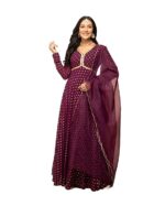 FIORRA Women's Fit and Flare Floor Length Gown