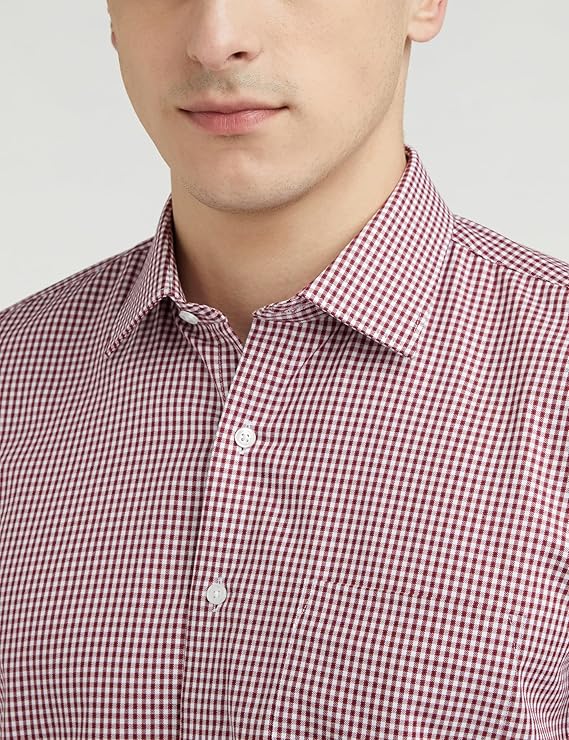 Van Heusen Men Cotton Solid Slim Fit Formal Shirt
